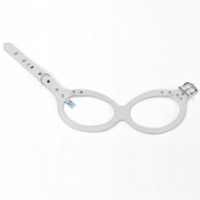 ふるさと納税 八潮市 メガネハーネス【S+サイズ】プラチナグレー(本革製)kazama premium