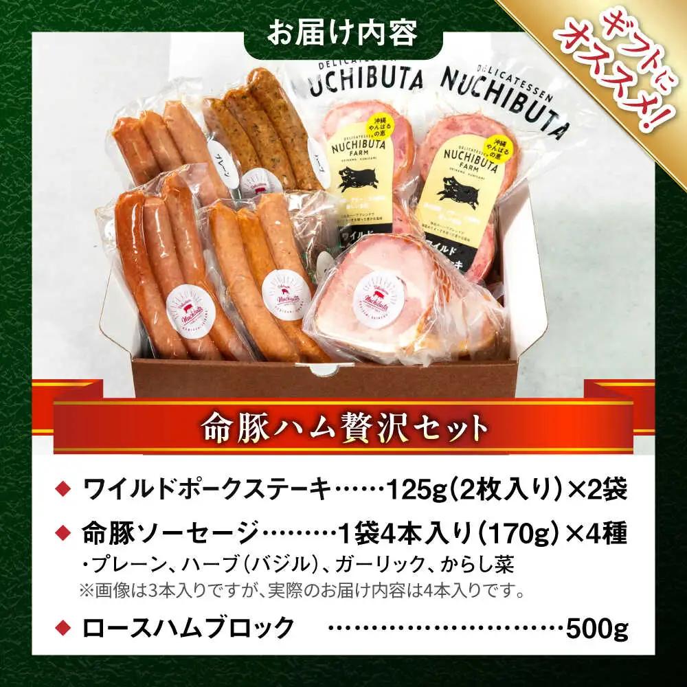 『ハム贅沢セット』 豚肉 ポーク ステーキ ソーセージ ハム 詰め合わせ  BCAR007 豚肉