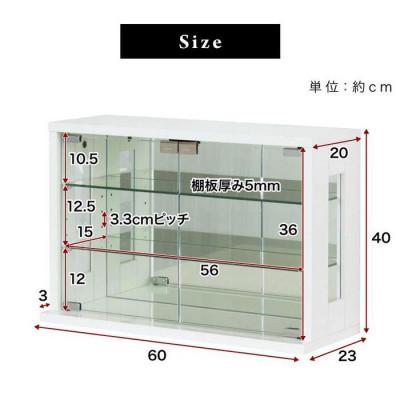 ふるさと納税 海南市 卓上コレクションケース 横型 ホワイト AKU100661301 |  | 01