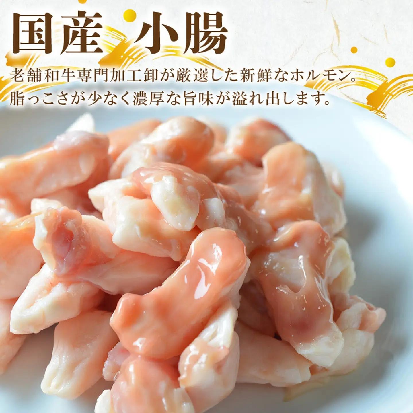 【国産】 小腸 ホルモン 200g×5パック 小腸 牛肉 もつ鍋 焼肉 冷凍 個包装