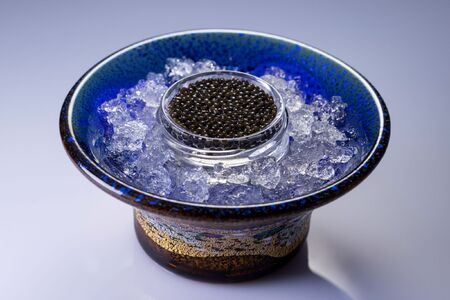 金・プラチナ象嵌「光琳」1983J.CAVIAR BOWL 皇晶