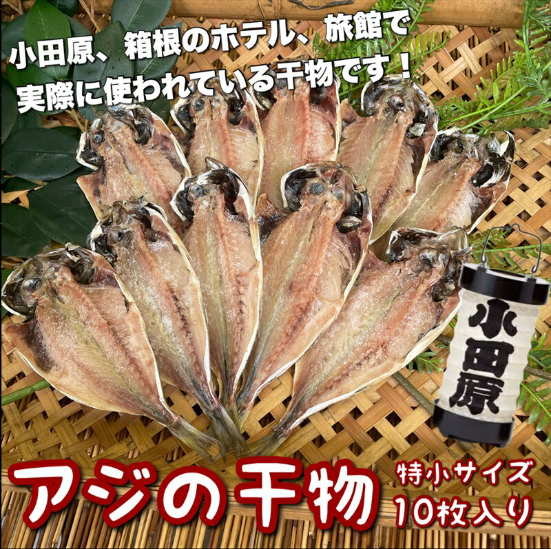 【ふるさと納税】鯵の干物 特小サイズ 10枚セット【 神奈川県 小田原市 】