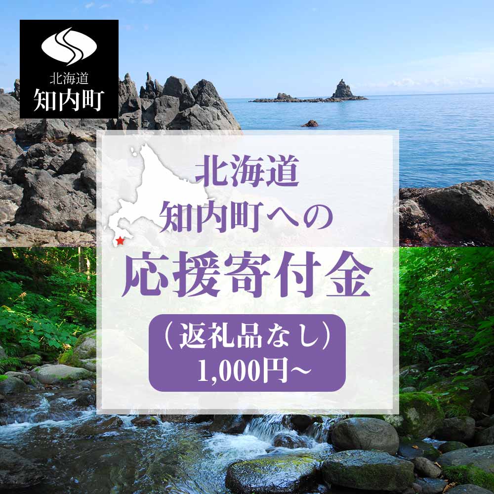 【ふるさと納税】北海道 知内町☆応援寄付金☆【返礼品なし】知内町 ふるさと納税 北海道ふるさと納税 寄付のみ 返礼品なし 【AQ01】