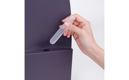 ＆FREL IFVフラワーベース 幅16cm x 奥行5cm x 高さ36cm 全6色 インテリア 花瓶 シルバーメタリック