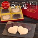 【ふるさと納税】チョコレート 詰め合わせ 12枚入り 森の恵 グッドヘルシー ハート