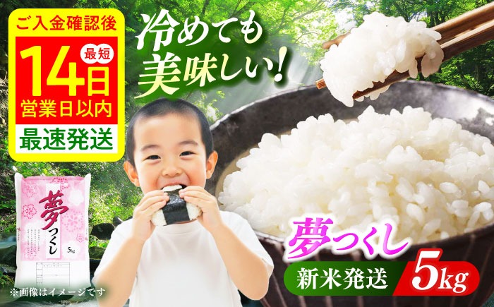 【令和7年度産 新米！】福岡県産米 夢つくし 5kg 精米《築上町》【有限会社ファインリョーコク】[ABCO021]