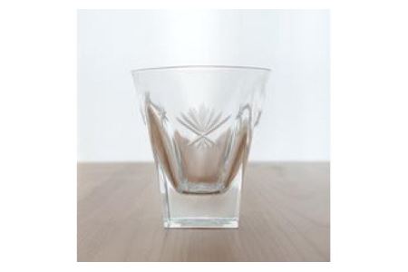 浅草切子 暮らしの硝子「扇と菱 FUSION」化粧箱入り_0012-019-T03