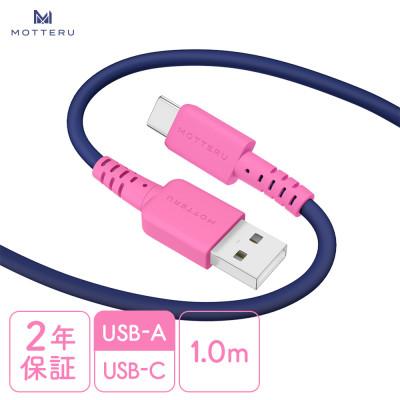 ふるさと納税 海老名市 バイカラーケーブル A to C 1m スウィートナイト(MOT-BCECAC100-SN)