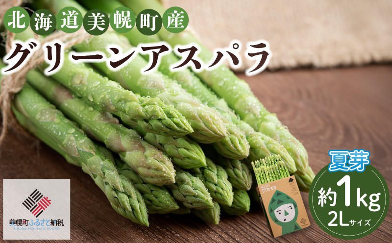 
                  【先行予約】2026年産 ハウスアスパラ(夏芽)2Lサイズ 約1kg（2026年7月1日より順次発送）ふるさと納税 人気 おすすめ ランキング アスパラ アスパラガス ハウス栽培 ハウス 野菜 ハウスアスパラ 北海道 美幌町【配送不可地域：離島】
                