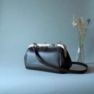 【京都叡山電鉄で採用】車掌かばん グレー 牛革 鞄