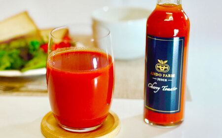 赤いチェリートマトジュース180ml×5本 島根県松江市/有限会社安藤農園[ALID001]