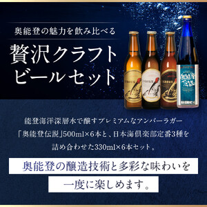 【ギフト用】奥能登ビール330ml×6本、奥能登伝説500ml×6本セット