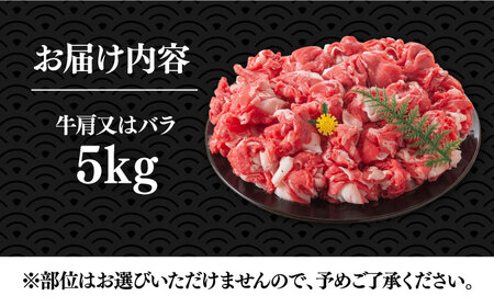 【訳あり】博多和牛 切り落とし 5kg (500ｇ×10P)《豊前市》【MEAT PLUS】肉 牛肉 バラ 牛肩 A4[VBB026] 切り落としこま切れ 焼肉切り落とし 切り落とし肉 切り落とし牛肉