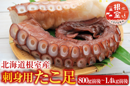 【北海道根室産】たこ足800g前後～1.4㎏前後×1本 A-76028