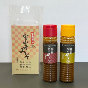 宝山寺みそ みそだれ 和風・からし味（スリムボトル） 2本 150ml×2 宝山寺味噌工房 4-092
