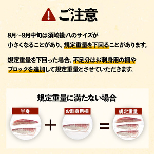 カンパチ 勘八 半身 600～700g セット 冷蔵 神経締め 高級 魚 産地直送 刺身 ぶりしゃぶ 照り焼き 刺し身 高知県 須崎市 ( カンパチ 須崎勘八 養殖 カンパチ 勘八 須崎 カンパチ 刺