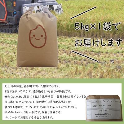 ふるさと納税 岩手町 【先行受付】【令和7年10月中旬以降〜順次発送】令和7年産　岩手町産銀河のしずく　精米5kg |  | 01