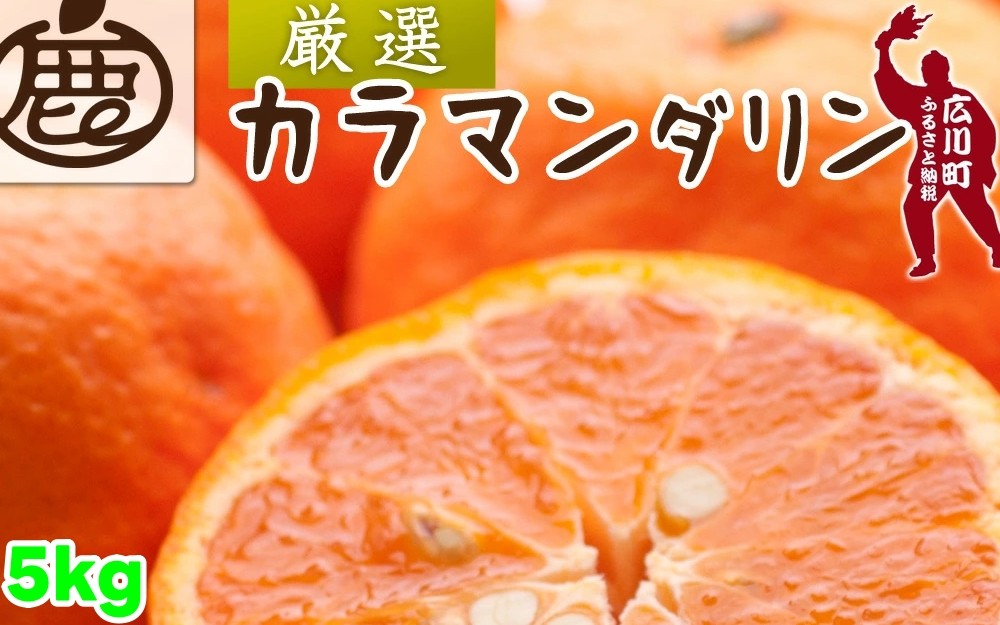 
            カラマンダリン 5kg+250g（痛み補償分） 厳選 / カラ カラオレンジ カラみかん 南津海 なつみ 高級 和歌山 有田 柑橘 晩柑 ※4月上旬～5月順次発送 ※北海道・沖縄・離島への配送不可 【ikd015-p-5B】
          