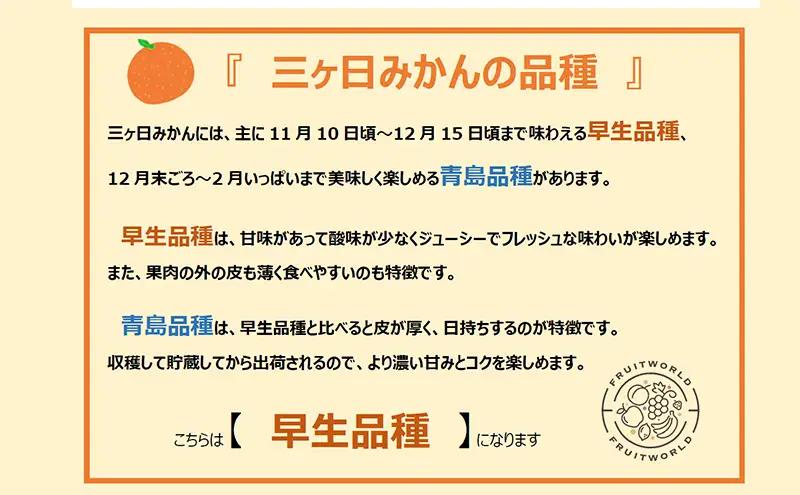 訳あり 三ヶ日みかん 早生 7kg 蜜柑 ミカン 果物 くだもの フルーツ 浜松