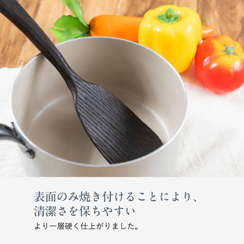キッチン用品 楢の木べら 右利き用  キッチン用品 shizendou TA003