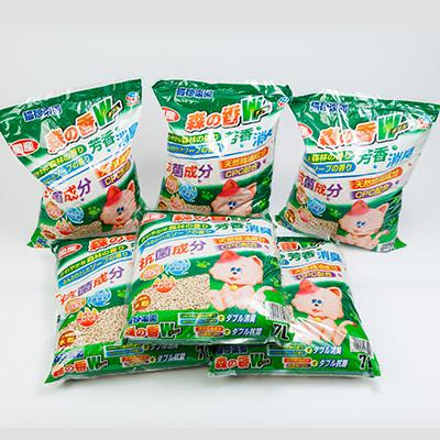 ふるさと納税 新庄村 1700.ひのきの猫砂 7L×6袋 |  | 01