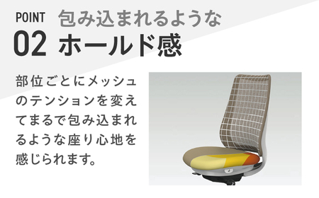 【インディゴ】オフィスチェア オカムラ ポータム　ダークグレーボディ オフィスチェア [AKAA023-5]