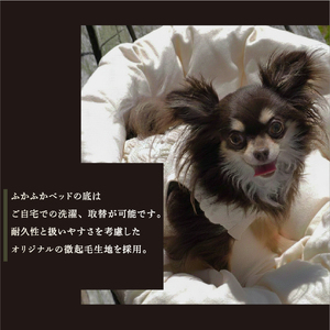 小型犬用 ラウンジベッド オーガニックコットン100％