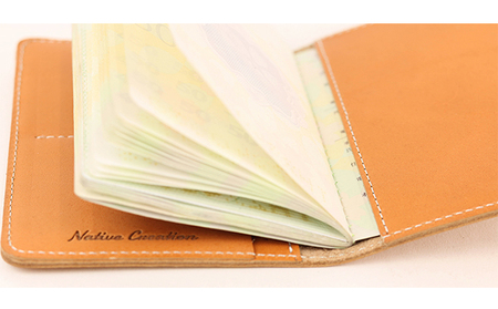 Native Creation パスポートケース NC3705 全8色 栃木レザー【納期1～2カ月】 【NAVY】