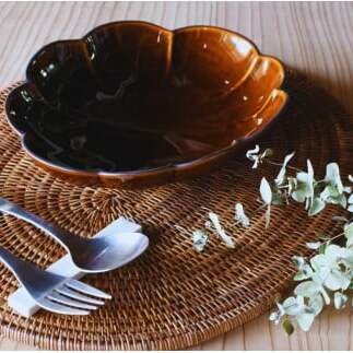 有田焼 飴釉縁錆変形パスタ・カレー皿【ARITAYAKI-STORE】食器 うつわ 高級食器 プレート ハンドメイド お洒落 和食器 A20-533_イメージ3