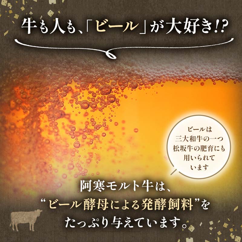 【これぞ北海道産 極上赤身肉】阿寒モルト牛サーロインステーキA 約230g×3枚 ふるさと納税 肉 F4F-2223