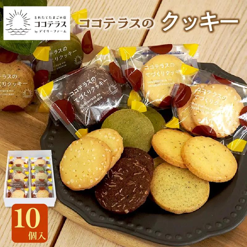 ココテラスのクッキー（10個） 洋菓子 焼き菓子 子どものおやつ おやつ 菓子 卵 ティータイム ギフト 手土産 プレゼント 個包装 こだわりスイーツ デザート グルメ ココテラス 母の日 父の日 お取り寄せ 愛知県 常滑市
