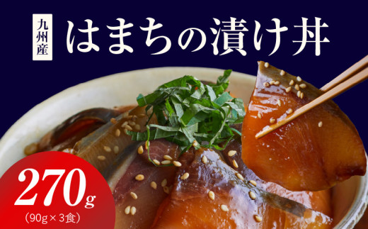 S155-002_九州産はまちの漬け丼 3食セット