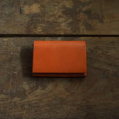 ふるさと納税 智頭町 名刺 / カード入れ 25 牛革柿渋染 |  | 01