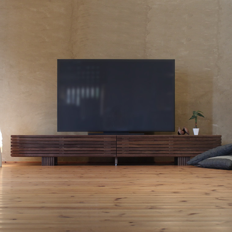 
テレビボード　SLIT115-2400-wa　240cm　WAプラス　大川市
