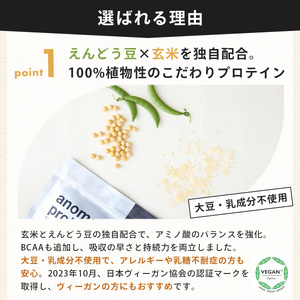 【anoma】プロテインチョコレートフレーバー　600ｇ｜タンパク質 プロテイン ダイエット