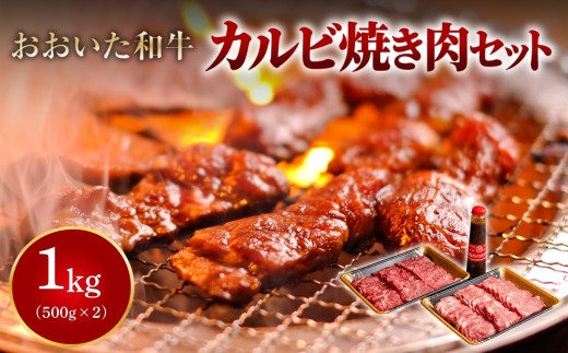 【数量限定】おおいた和牛カルビ焼き肉セット 1kg ( 500g ×2 ) 特製つけダレ付き | 豊後牛 和牛 牛 牛肉 お肉 肉 おにく にく 焼肉 焼き肉 カルビ 1キロ タレ付き 大分県産 九州産 国産 冷凍 大分県 中津市