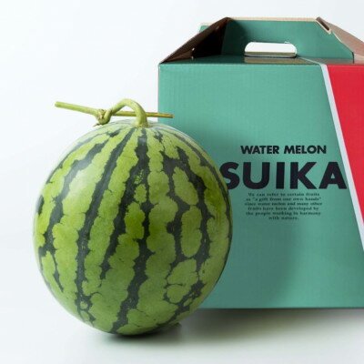 【ふるさと納税】富良野産　鳳凰スイカ　秀品1玉(3kg)【1707617】