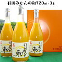 【ふるさと納税】有田みかんの和 720ml×3本入