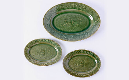 【SUIYO-4】陽刻　オーバルセット【1554379】