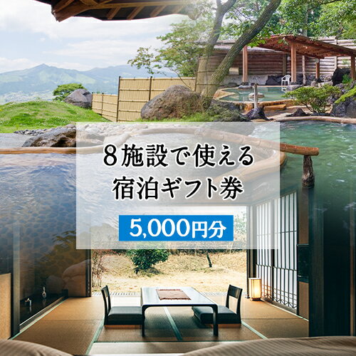 【ふるさと納税】熊本県南阿蘇村8施設で使える宿泊ギフト券5000円分《30日以内に出荷予定(土日祝除く)》ギフト 旅館 温泉 一般社団法人みなみあそ観光局