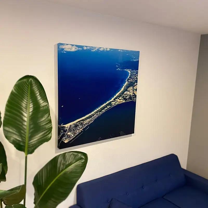 【インテリア 雑貨】思い出の写真で作る丹後ちりめん特大ファブリックパネル　サイズ：約90cm×90cm インテリア 雑貨 アートボード アートパネル オーダーメイド お洒落 ちりめん オリジナル プレ