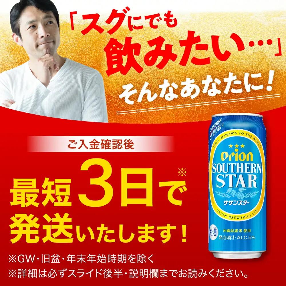 オリオンビール サザンスター 500ml×24缶 BCDD011