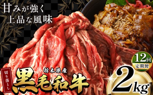 【ふるさと納税】 【定期12回】訳あり 限定 定期便 国産 牛肉 切り落とし 不揃い ふぞろい 国産牛 黒毛和牛 和牛 肉 赤身 小分け 500g 1kg 2kg 便利 柔らかい 肉じゃが 牛丼 すき焼き 冷凍 選べる お取り寄せ 送料無料  那珂川町 栃木県