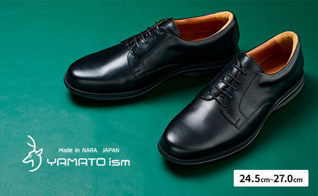 YAMATOism ヤマトイズム 牛革 ビジネスシューズ 紳士靴 ORG1001（ブラック）【ファッション・靴・シューズ・革製品・革靴】 メンズ 日本製 イタリアン レザー 柔らか 上品 光沢 耐久性 軽い 27.0cm