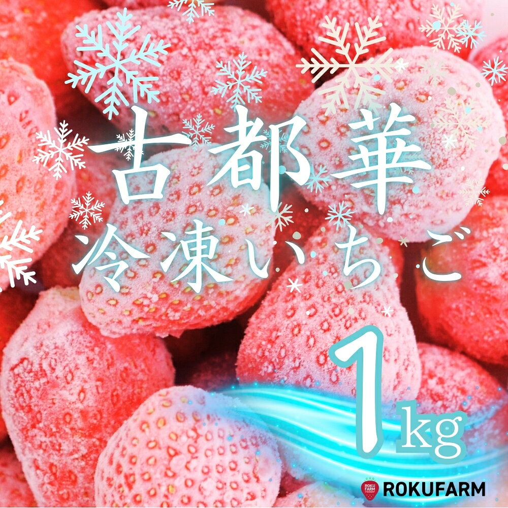【ふるさと納税】 【数量限定】完熟古都華 の 冷凍いちご（古都華）1kg 奈良ブランド苺 いちご 完熟 イチゴ フルーツ 果物 国産 冷凍 人気 かき氷 フローズン スムージー ジャム アレンジ スイーツ 『6FARM』 ギフト おすすめ 奈良県 奈良市