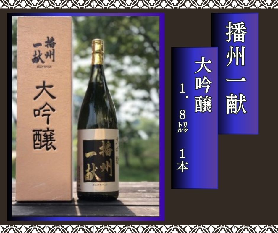【ふるさと納税】播州一献 大吟醸 日本酒 発祥の地 山陽盃 山陽盃酒造 播州 地酒 酒 純米 酒蔵 兵庫県産 兵庫 山田錦 B3