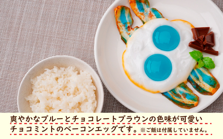 食品サンプル チョコミントベーコンエッグ | 食品サンプル ベーコンエッグ 畑中 埼玉県 所沢市