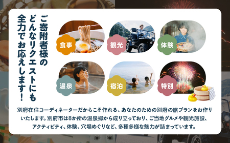 オーダーメイド「別府の旅プラン」に利用可能な1,000円割引券_B097-023-01