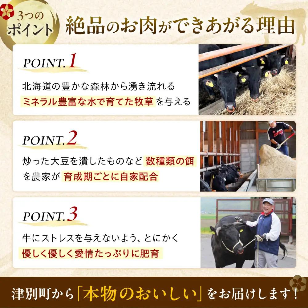 流氷牛ステーキ肉 750g （250g×3　サーロイン）| 北海道 津別町 肉 和牛 牛肉 黒毛和牛 希少 サーロイン ステーキ 老舗 今半 霜降り 詰合せ 詰め合わせ 送料無料