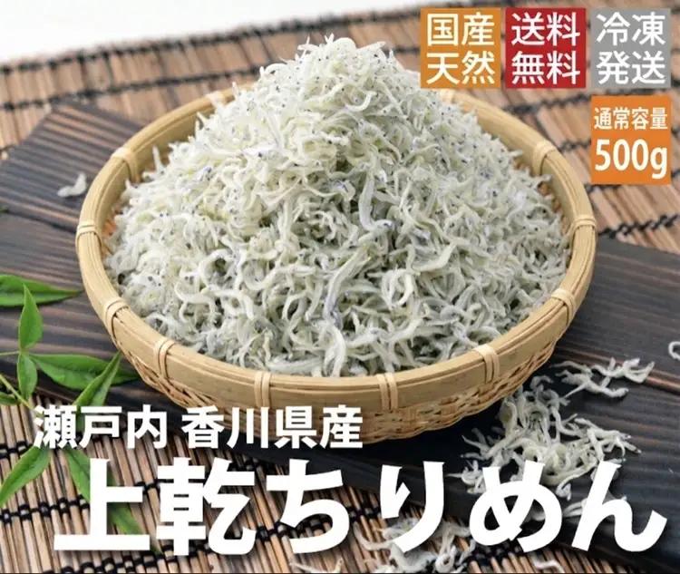 ちりめんじゃこ！！【予約受付中：旬に獲れ立て発送！】上乾ちりめん（500g）【L-76】